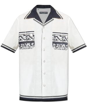 Dolce & Gabbana Short Sleeve Shirts - Blanco