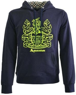 Aquascutum Hoodies - Blue
