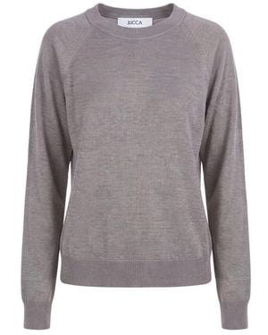 Jucca Round-Neck Knitwear - Gris