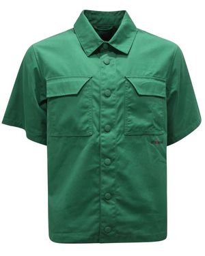 AFTER LABEL Short Sleeve Shirts - Verde