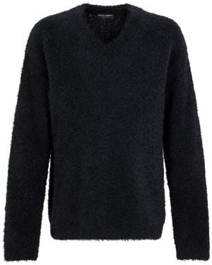 Dolce & Gabbana V-Ausschnitt Pullover - Schwarz