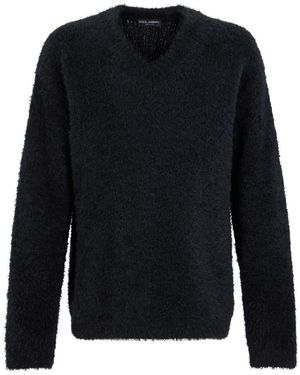 Dolce & Gabbana V-Neck Knitwear - Noir