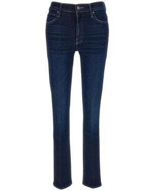 Mother The Hustler Gerades Jeans - Blau