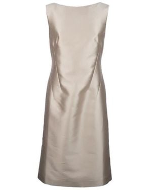 Alberta Ferretti Midi Dresses - Neutro