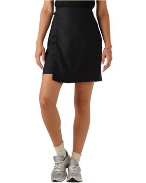 ROUGE EDIT Broeken Rousummer Hw Short Skirt - Zwart