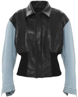 Haikure Leather Jackets - Negro
