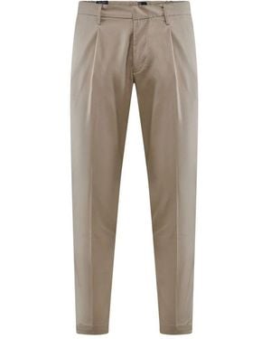 Bomboogie Slim-Fit Trousers - Grey