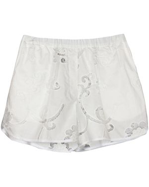 Semicouture Short Shorts - Neutro