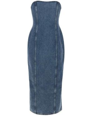 Magda Butrym Re26 Denim 19 Jurk - Blauw