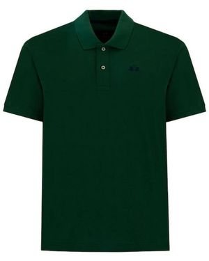 La Martina Tex Katoenen Piqué Polo - Groen