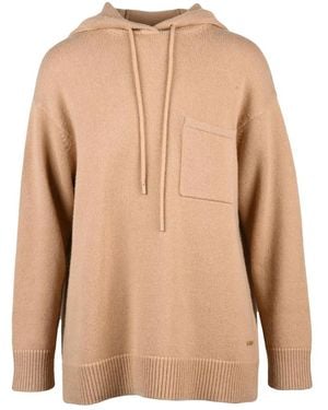 Max Mara Liana Ronde Hals Gebreid - Naturel