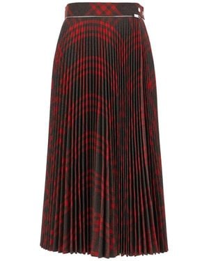 Burberry Midi Skirts - Brown