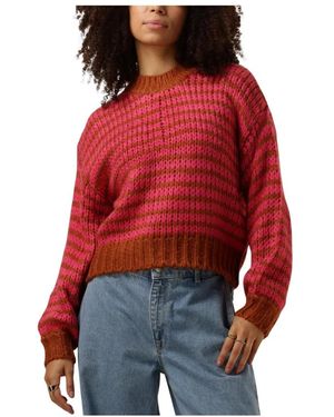 Ydence Gestrickter Pullover Pippa Rosa - Rot
