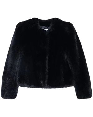 Stand Studio Faux Fur &Amp; Shearling Jassen - Zwart