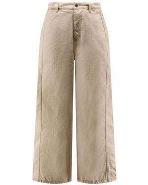 Ami Paris Wide Trousers - Neutro