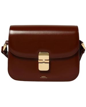 A.P.C. Cross Body Bags - Brown