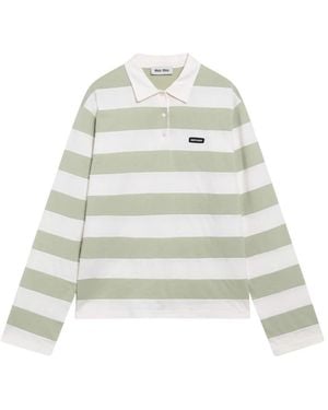 Miu Miu Polo Shirts - Gris
