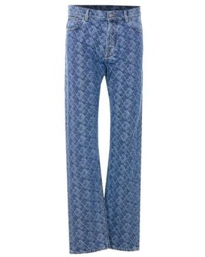 Lanvin Jeans ,Blauw ,Denim Denim Five-Pocket Broek