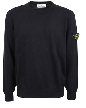 Stone Island Trui Met Ronde Hals - Blauw