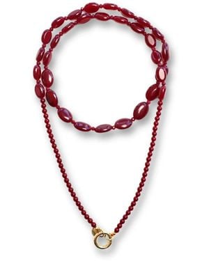 BONNIE STUDIOS Funky Lange Ketting - Rood
