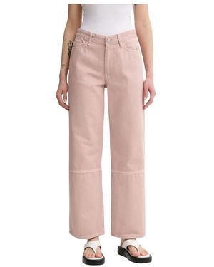 Won Hundred Wide Jeans - Pink
