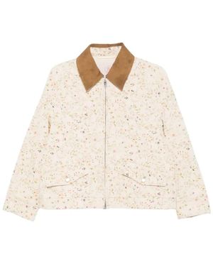 Tela Jassen ,Polyester Giubbino Bubble Jacket - Naturel