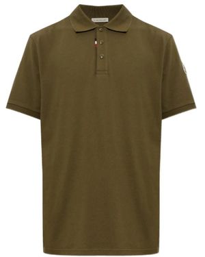 Moncler Polo Shirts - Green