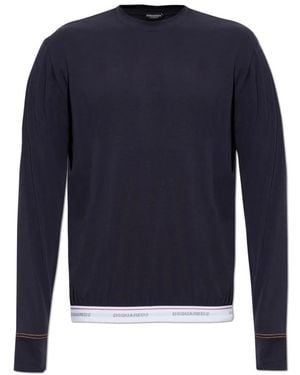 DSquared² Long Sleeve Tops - Azul