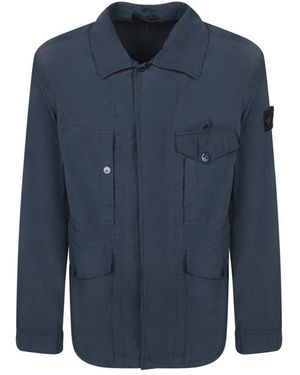 Stone Island Light Jackets - Bleu
