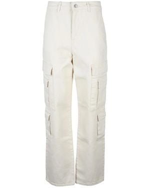 SELECTED Straight Fit Jeans - White
