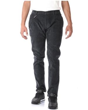 Daniele Alessandrini Slim-Fit Trousers - Black