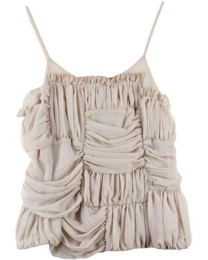 Comme des Garçons Tops ,Polyester Sleeveless Top - Grijs