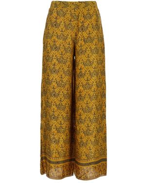 OBIDI Broeken ,Veelkleurig ,Iris Broek - Metallic
