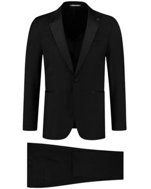 Michael Kors Paulo Oliveira Lanifico Slim Fit Smoking Kostuum - Zwart