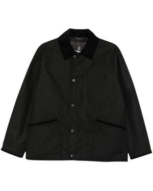 Barbour Short Liddesdale Wachsjacke - Schwarz