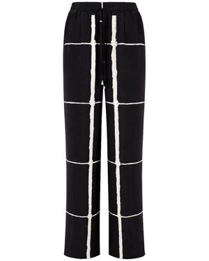 Kiton Wide Trousers - Black
