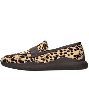 Emanuélle Vee Schoenen ,Veelkleurig ,Leer Pony Hair Moccasin - Zwart