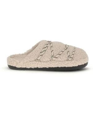 Moon Boot Slippers - Blanc