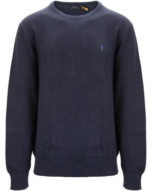 Ralph Lauren Round-Neck Knitwear - Bleu