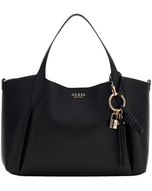 Guess Lucci Girlfriend Satchel - Schwarz