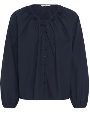 Cream Blouse - Blauw