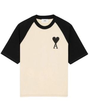 Ami Paris T-Shirts - Negro