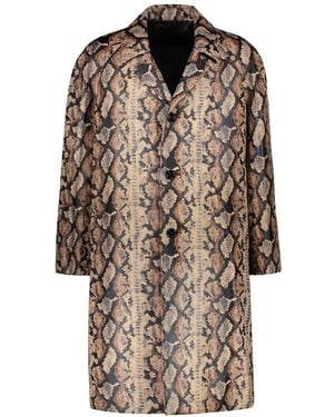 Celine Single-Breasted Coats - Brown