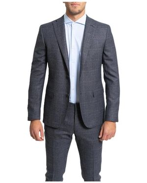 Corneliani Jassen ,Grijs ,Blazer - Blauw