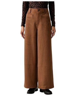 DKNY Wide Trousers - Marrone