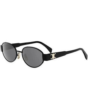 Celine Triomphe Metallsonnenbrille - Schwarz