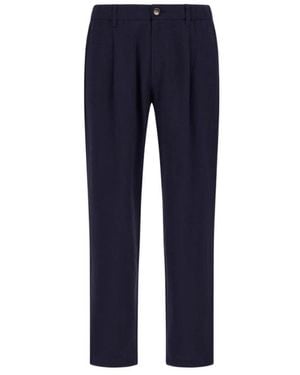 Herno Straight Pants - Blue