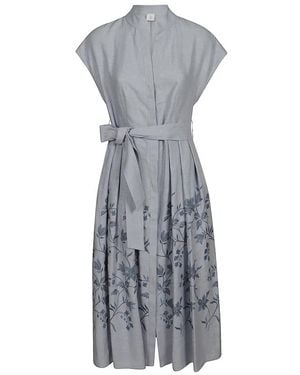 Eleventy Shirt Dresses - Grey