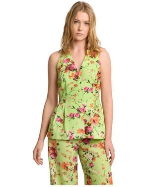 Kocca Sleeveless Tops - Green