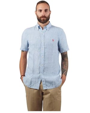 Ralph Lauren Short Sleeve Shirts - Blu